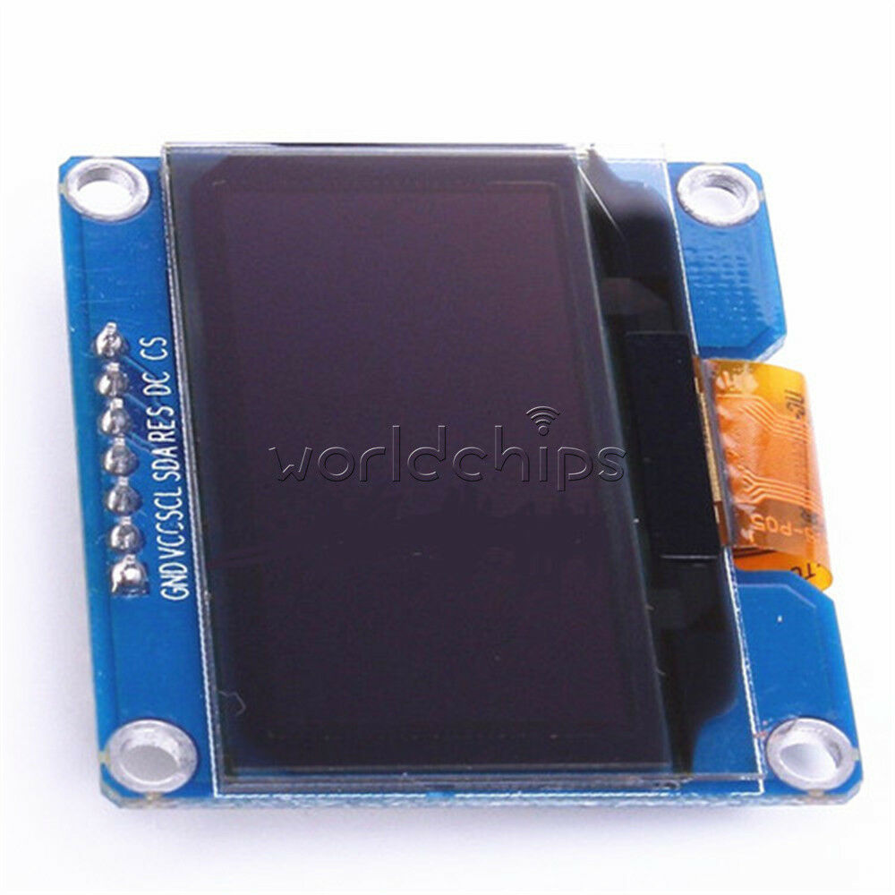 White 1.54" inch OLED Display Module SSD1309 SSD1306 SPI Port 128x64 3.3V-5V