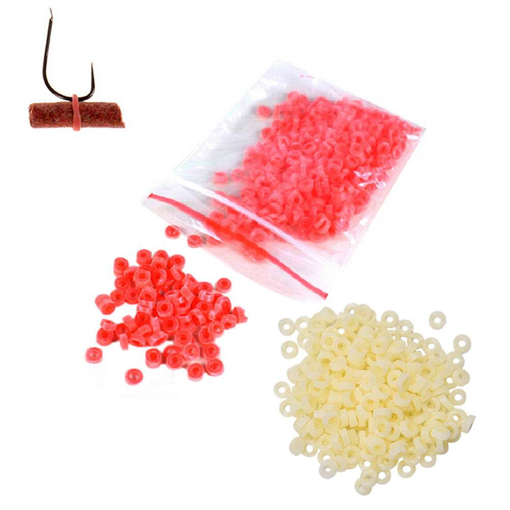 2500x Rubber Bait Bands for 3mm to 10mm Bloodworm Baits Fishing Elastic Band Lt