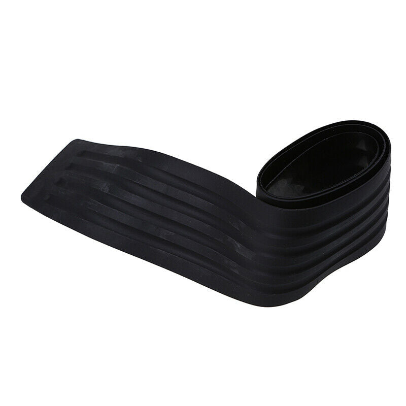 1X Rubber Car Rear Bumper Protector Trim Strip Trunk Sill Guard Scratch Cover