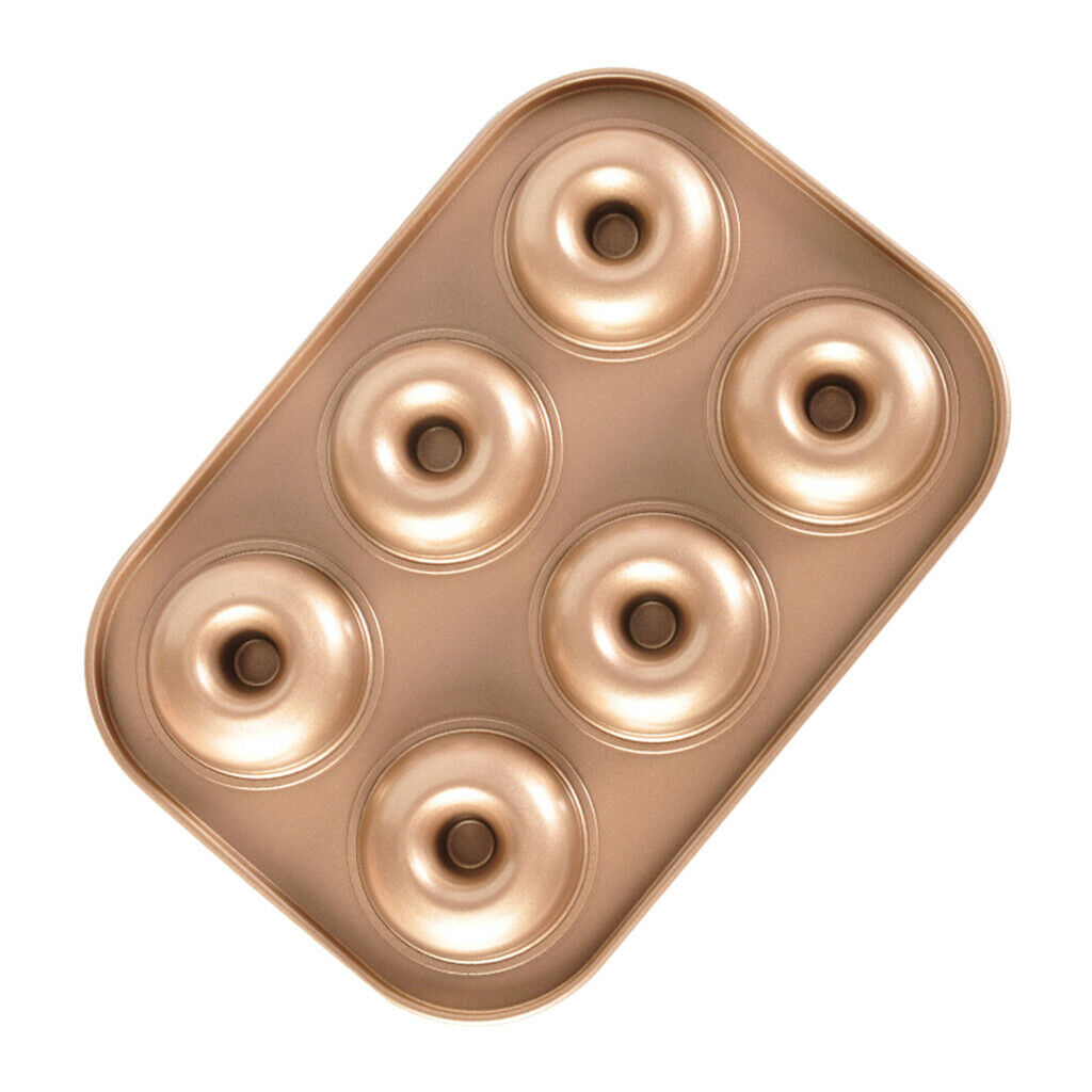 6-Cup Doughnut Making Mold Donut Mould Cake Pan Chocolate DIY Baking Tool