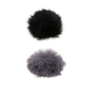 2 Pcs of Set Microphone Furry Windscreen Windshield Muff Mic Furry Cover