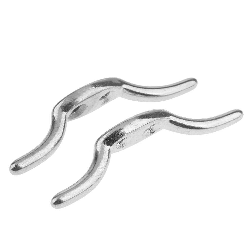 8 X Stainless Steel Rope Cleat Deck Mooring Marine Line Flag 67mm