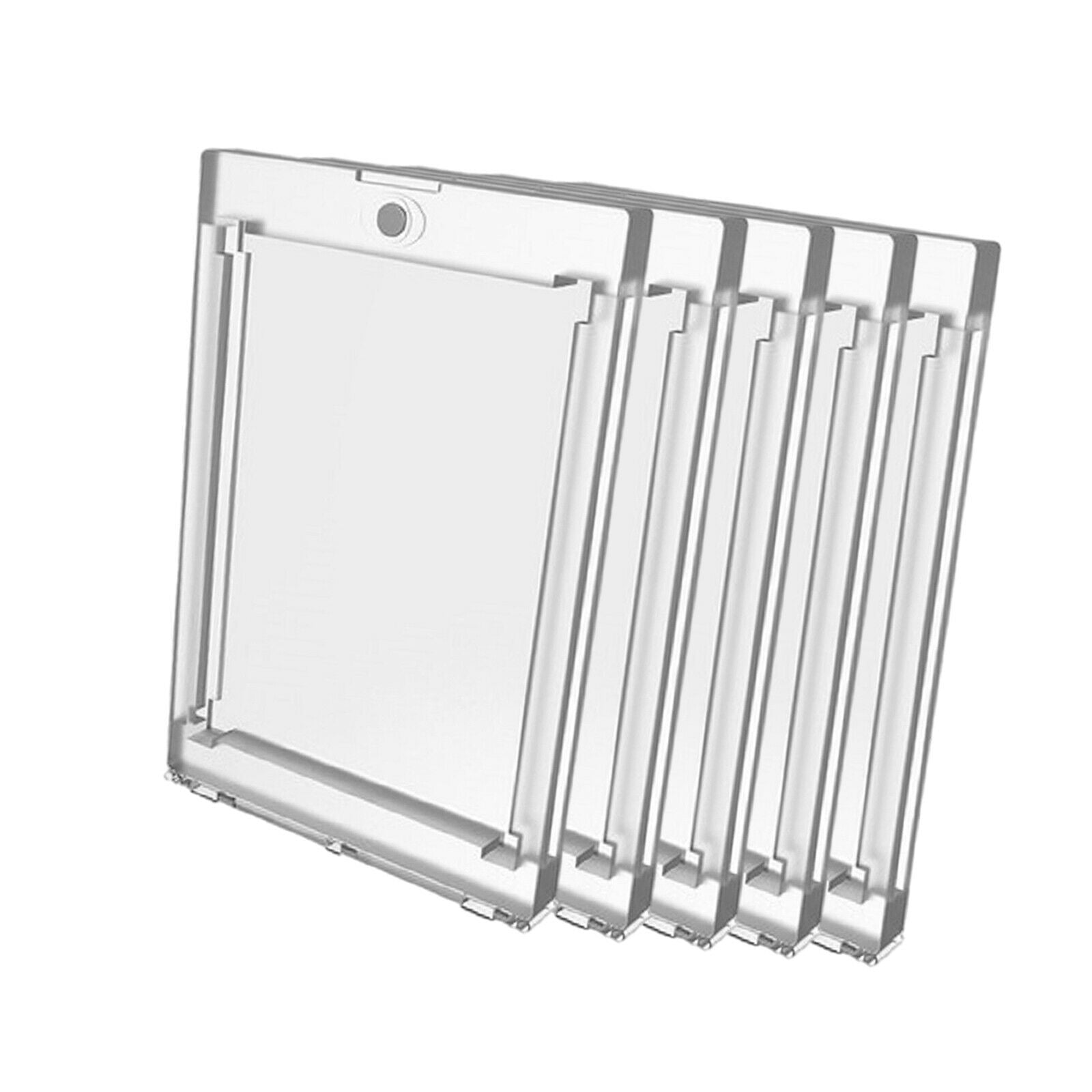 Pack of 5 Card Holder Transparent Sheets Individual for Basketball Storage