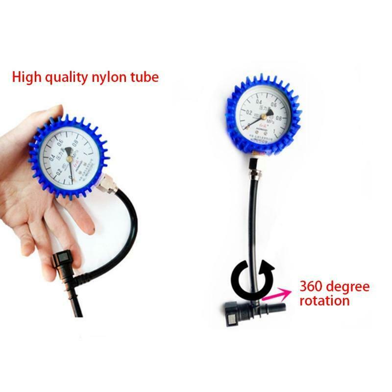 Motorcycle Car Fuel Pressure Gauge Car Gasoline Pressure Gauge Meter Tester Tool