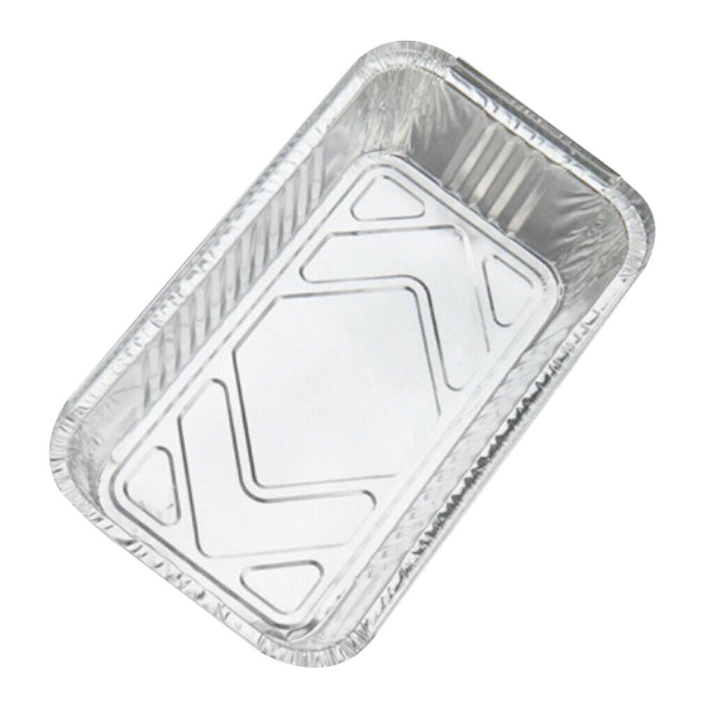 50Pcs 420 & 850ml Aluminum Foil Grill Drip Pans Grease Pans for BBQ Cooking