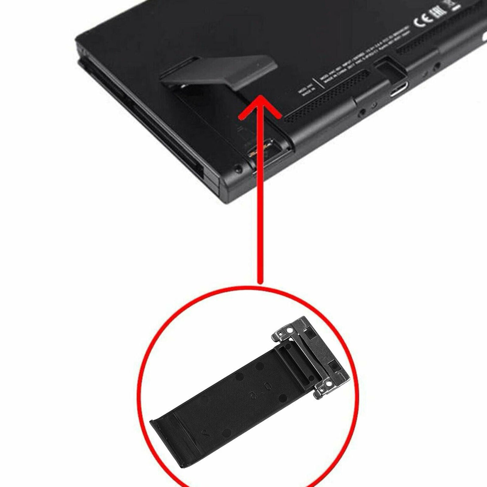 Upgraded Back Housing Shell Kickstand Bracket Holder For Nintendo Switch Console