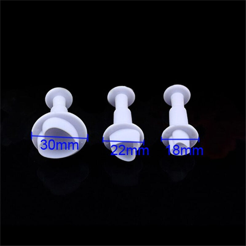 3 Pcs/set DIY Baking Mold Heart Shape Cake Chocolate Sugar Decoration Mo .l8