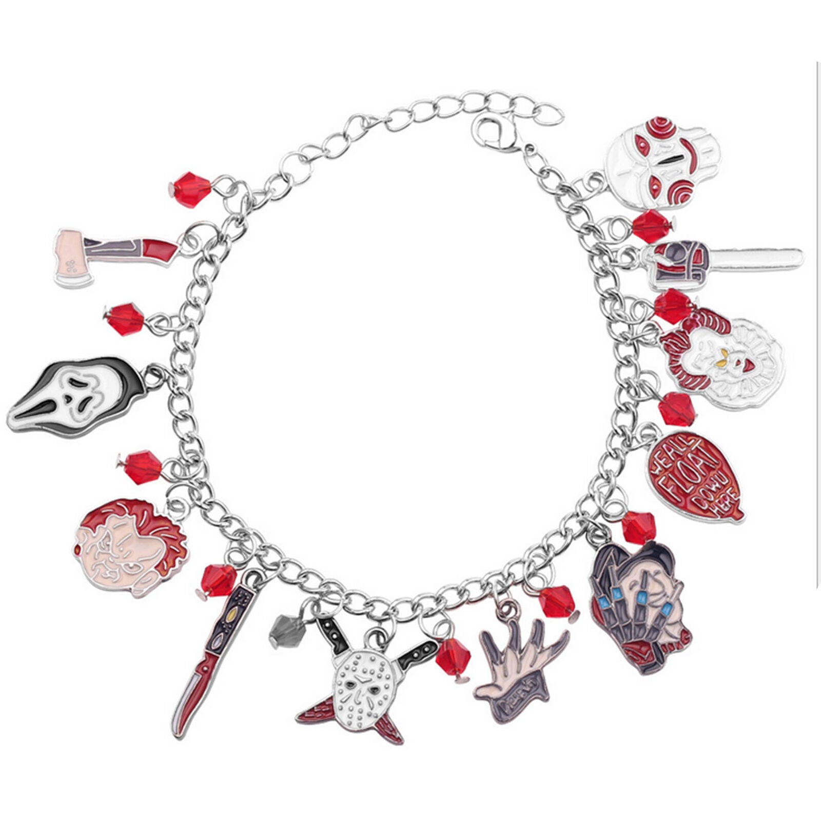Horror Fashion Novelty Charm Bracelet Movie Film Series with Gift Box