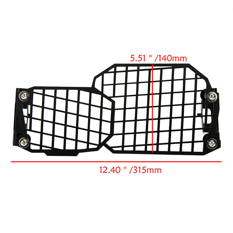 Headlight Grille Guard CoverÂ Black Metal For BMW F650GS F700GS F800GS 2008-2016