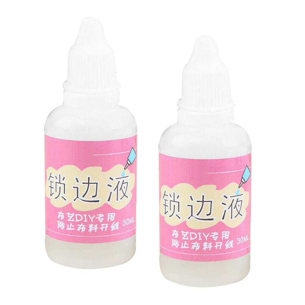 2pcs Fray Check Liquid Seam Sealant for Quilling DIY Scrapbooking Paper 30ml