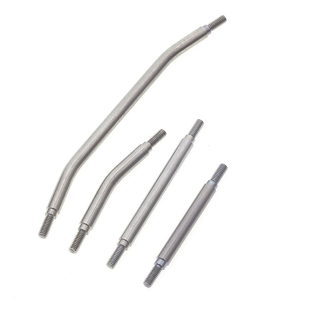 4Pcs 1:10 M4 Steering Links Kit for Redcat GEN8 Crawler Car Trucks DIY Parts