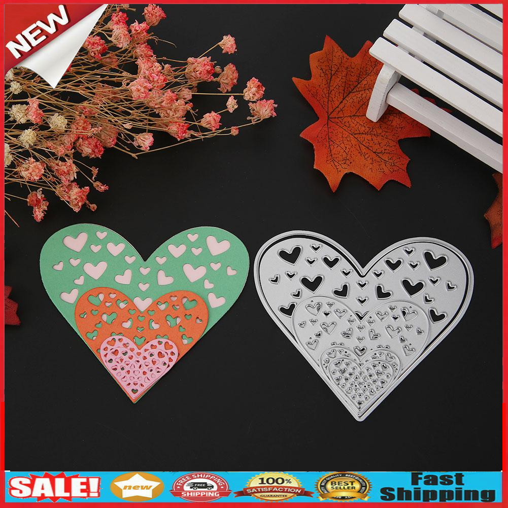 4pcs DIY Craft Cutting Dies Stencils Scrapbook Embossing Photo Album Cards @