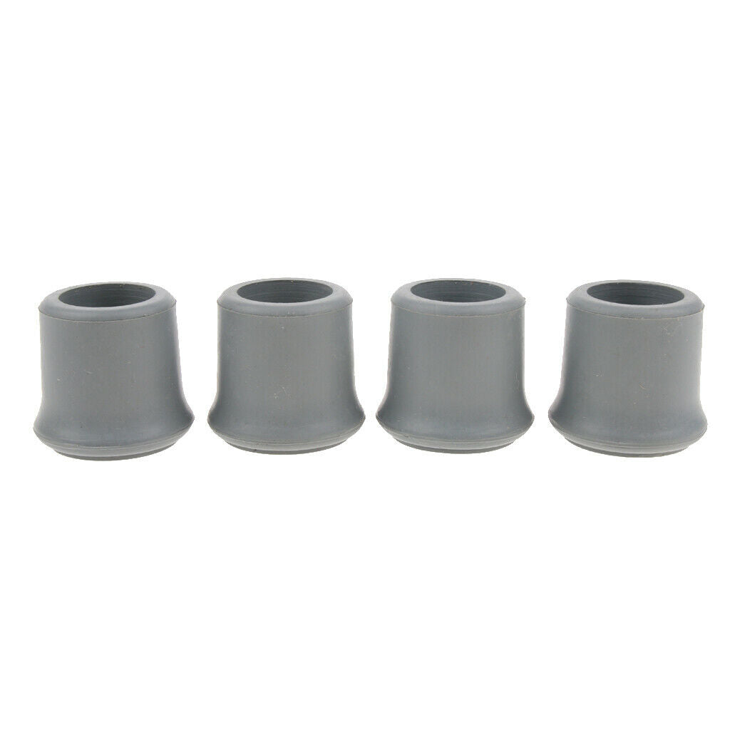 8 Pieces Trekking Pole Caps Walking Stick Ferrules Non-slip Foot Cover 22mm
