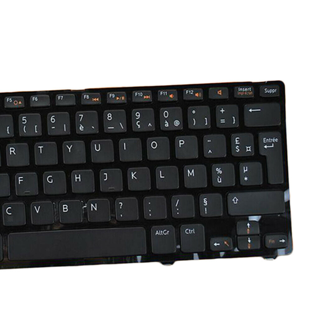 Black Plastic FR PC Laptop Keyboard w/ Frame Replace For Vostro 3360 V3360