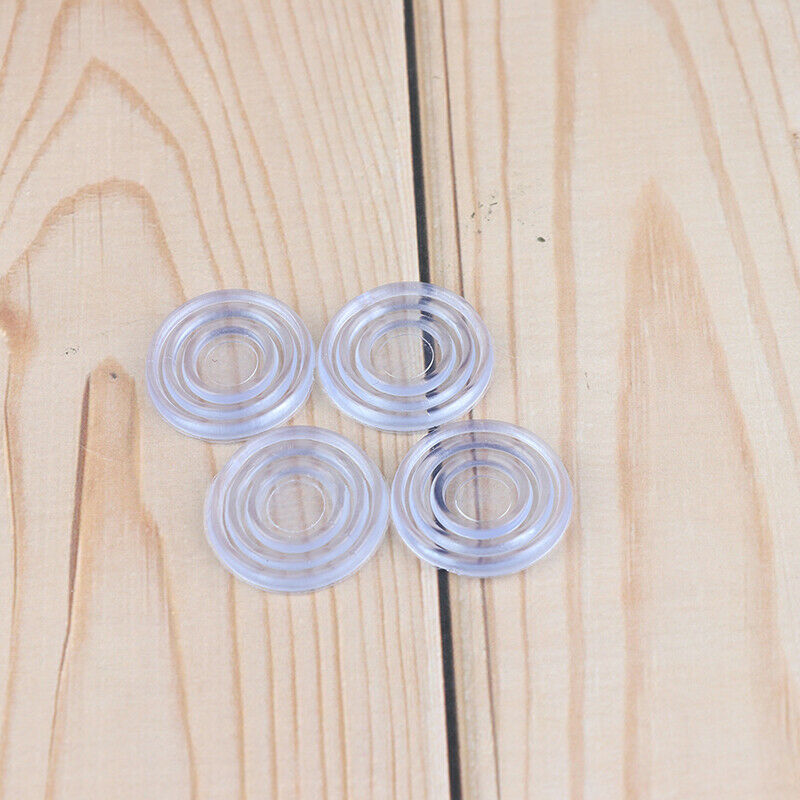 100pcs Furniture Glass Table Mat Non-Slip Insulating Silicon Soft Rubber Gask_DD