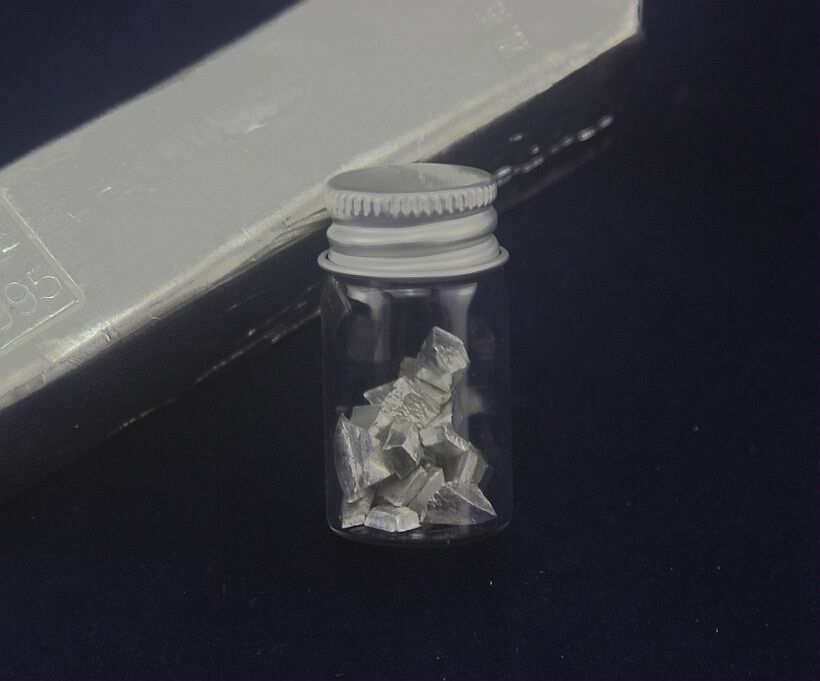 5 grams High Purity 99.99% Indium Metal Lumps Vacuum packing