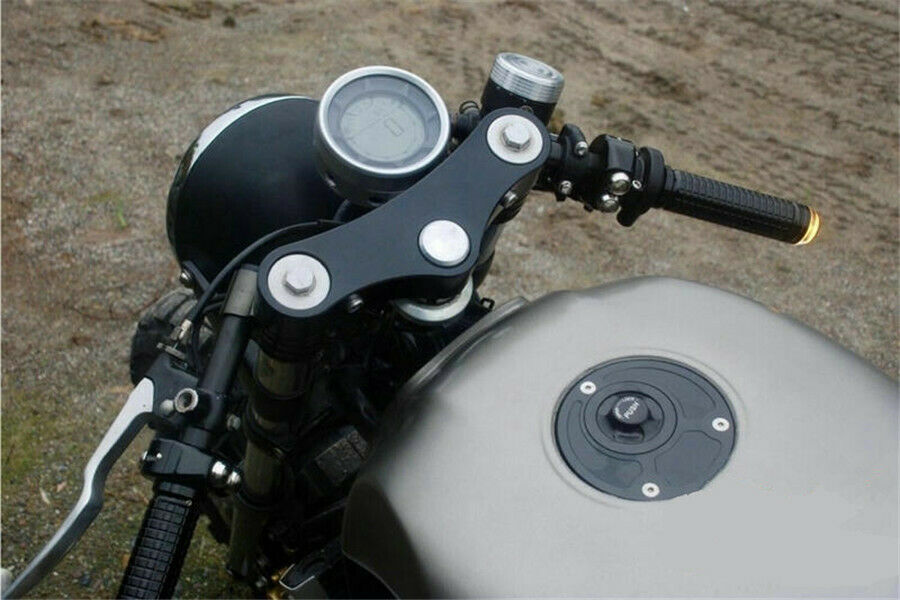 Black Full CNC Momentary Switch ATV Motorcycle Handle Bar Reset 3-Key Button 10A