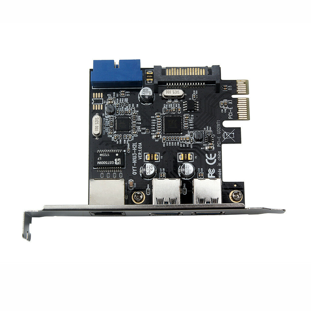 USB3.0 Ethernet Adapter 3 HUB port PCI-E to RJ45 of Gigabit LAN 10/100/1000 Mbps