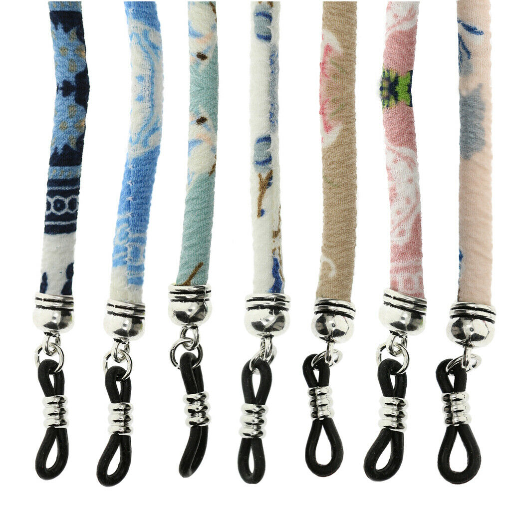 7 Pieces Ethnic Multicolor Eyeglasses Rope Sunglasses Holder Retainer Cords