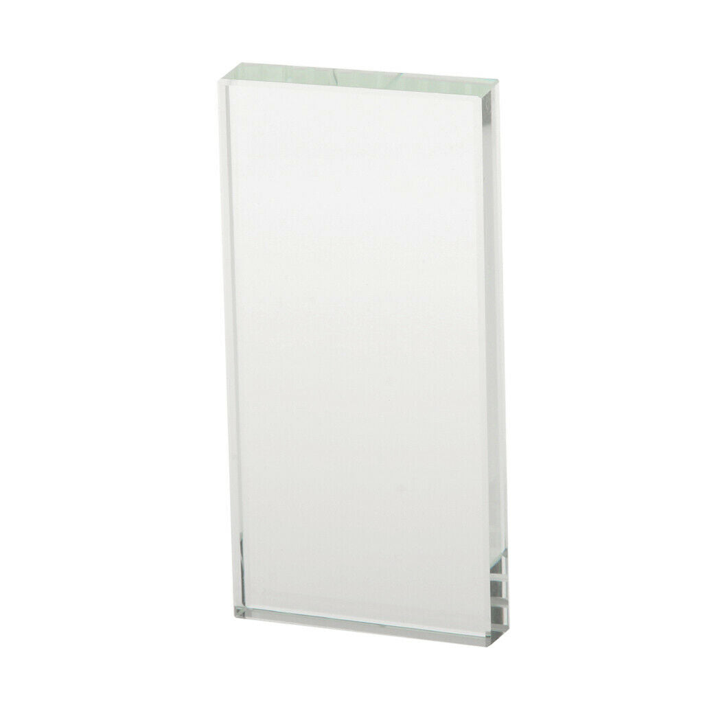 Rectangle Individual Eyelash Extension Tray Glass Pallet Lash Glue Holder