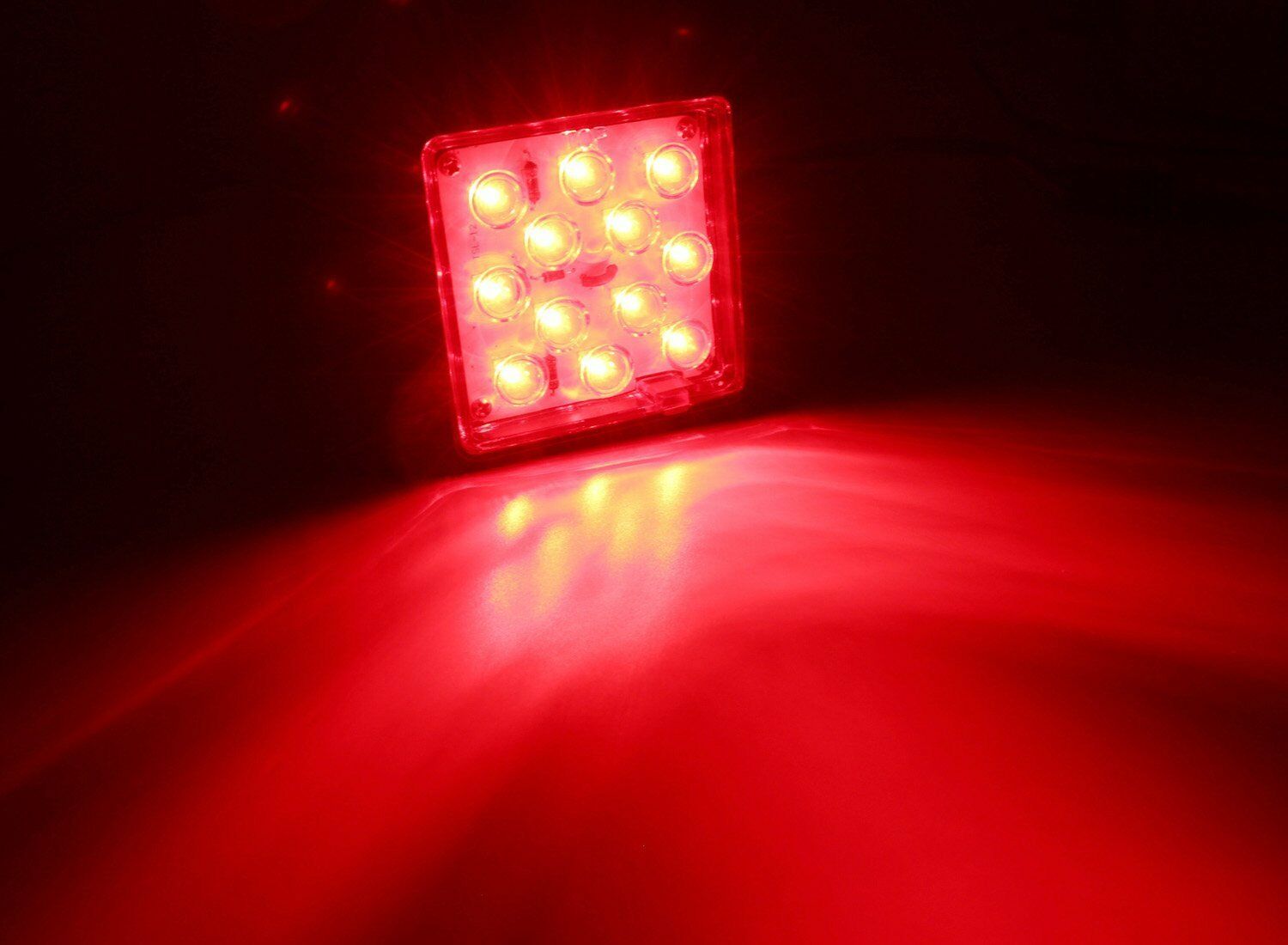 12 LED Brake Light Trailer Hitch Cover Towing & Hauling 2" Receiver For Truck RV
