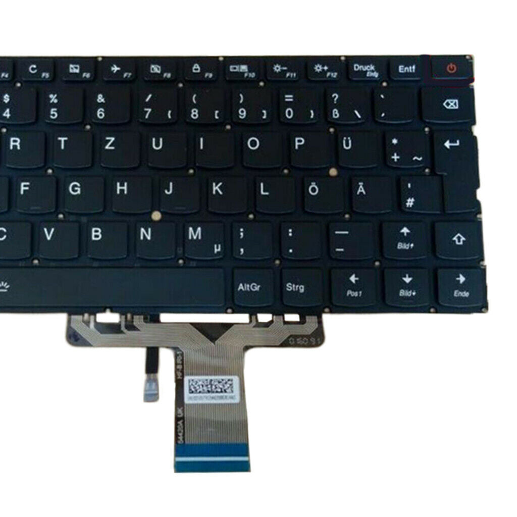 German Layout Keyboard for Lenovo Ideapad Air 13 Pro PM2CB-GR Laptop Backlit