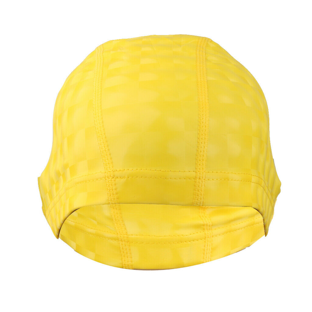 Unisex Waterproof Breathable Swimming   for Long Hair Short Hair Yellow