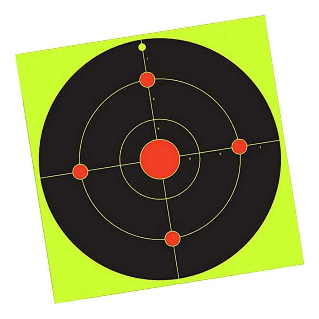 10x 8In Fluorescent Green Red Target Paster For Arrow  Shooting Practice