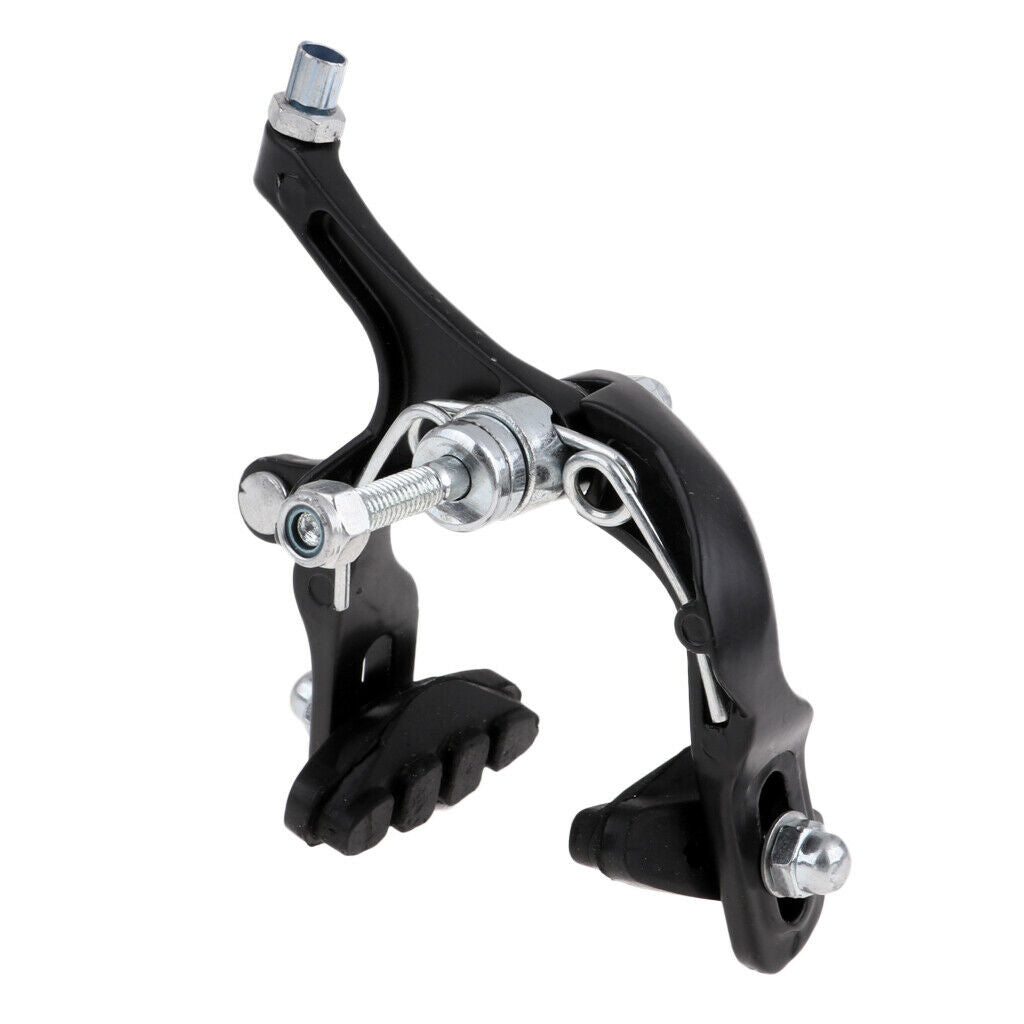 Bike Side Pull Brake Long Arms Clamp Bike Lever Cable Housing - Black, Rear