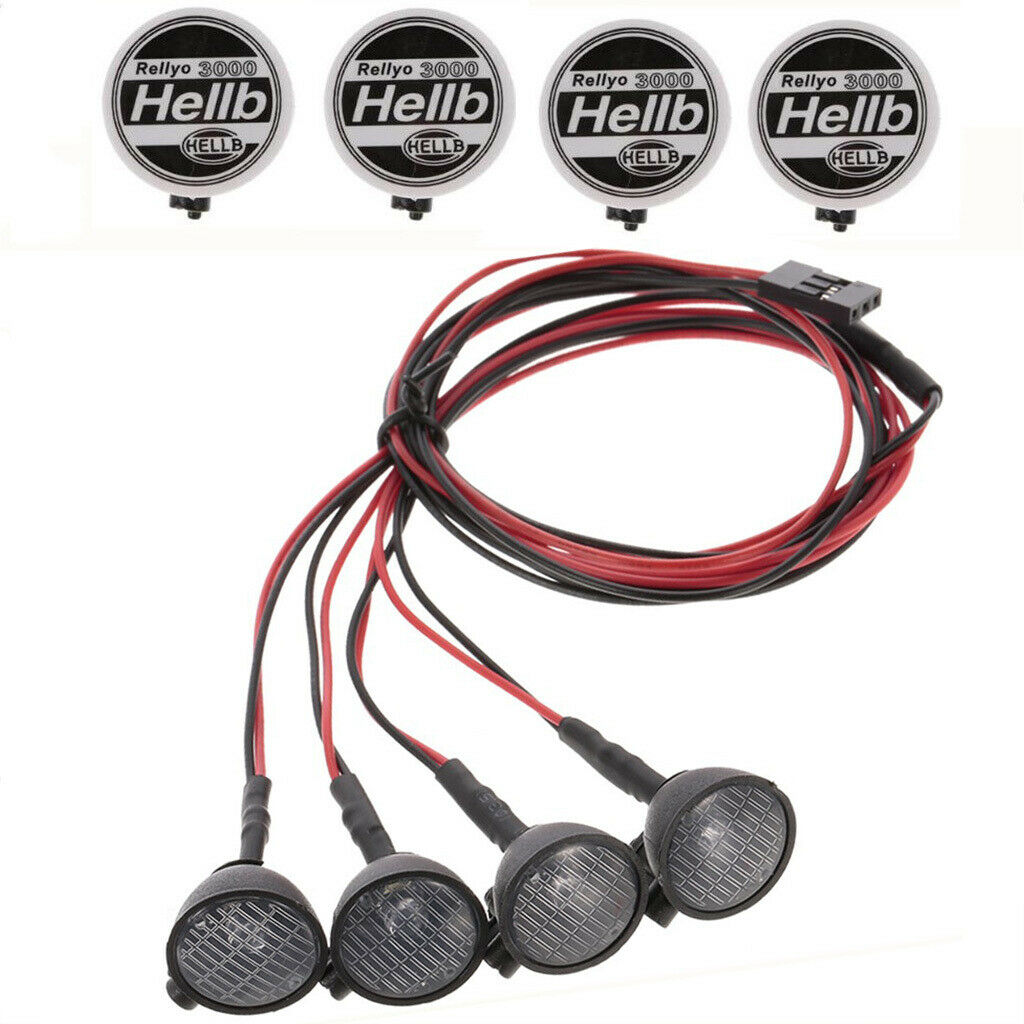 4 Led Lamp Roof Lamp for 1/10   -4   Rc Car