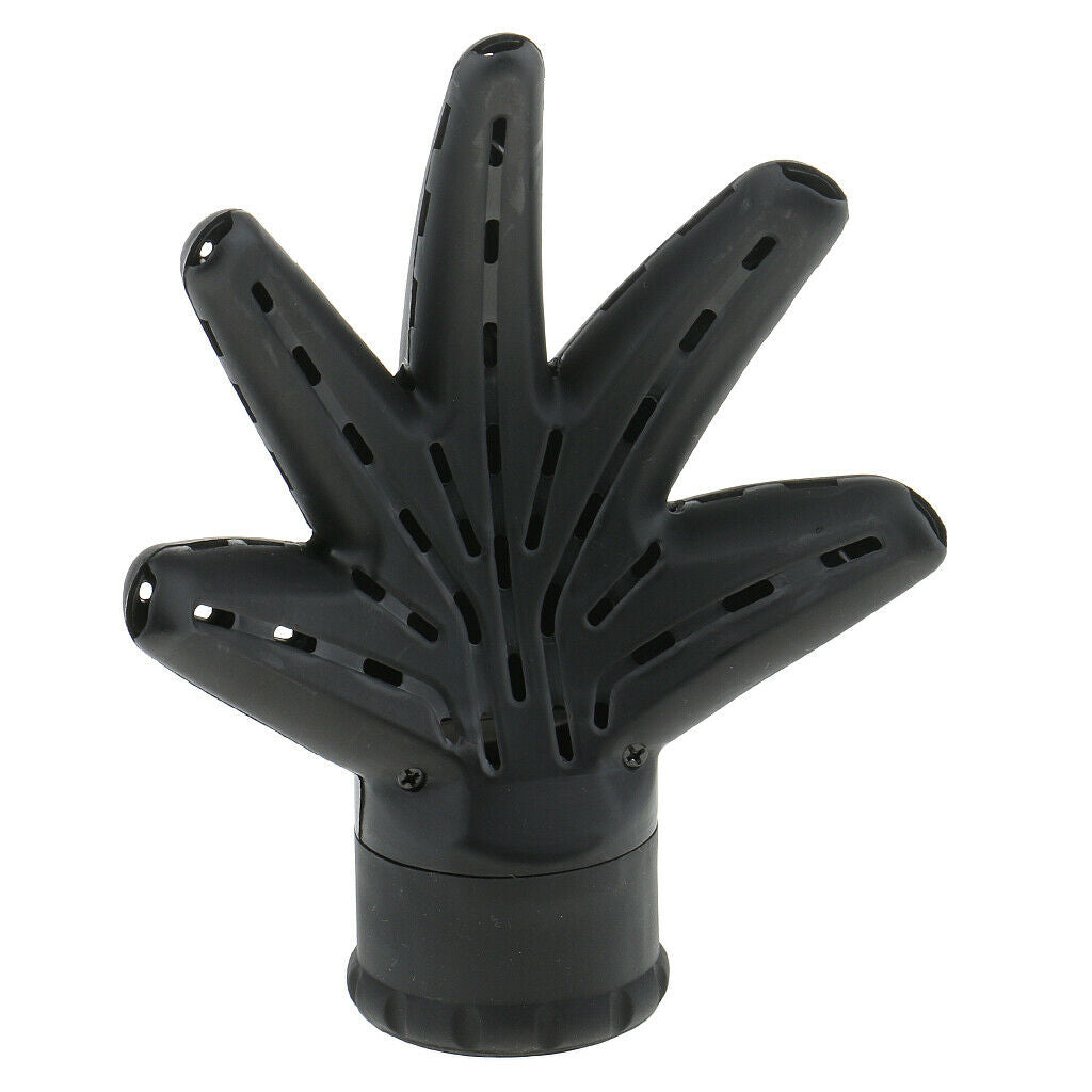 Universal Curl Hair Dryer Diffuser + Hand Shape Wind Hair Blower Attachment