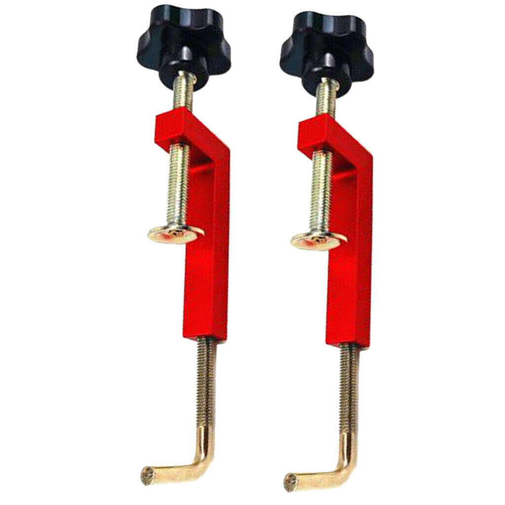 2Pcs Woodworking Fence Clamp for Table Saws Tool Accessories Universal Red