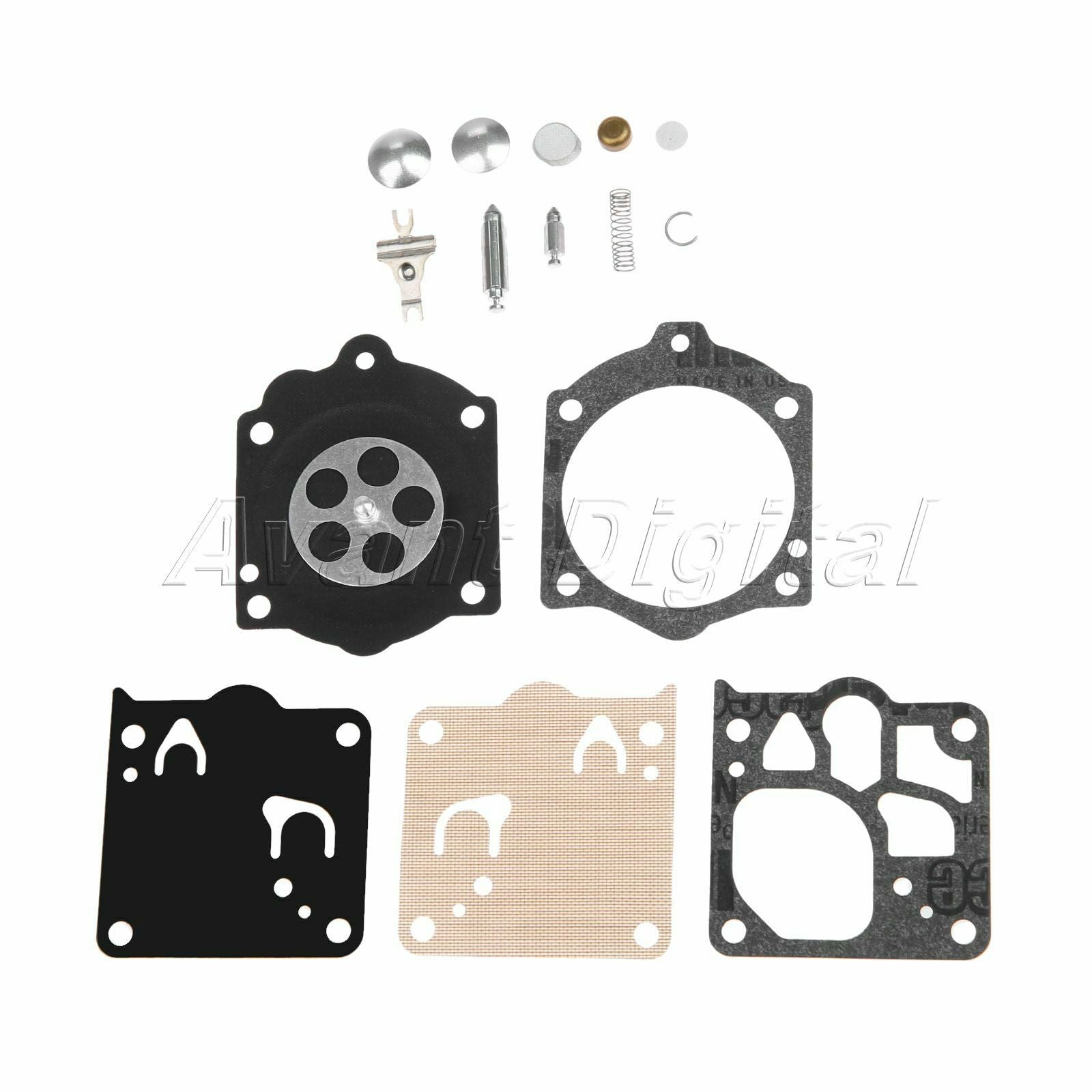 1Pc Chainsaw Carburador Carb Repair Kit Parts For Walbro K10-WJ Poulan Husqvarna