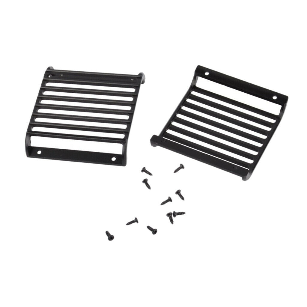 2pcs RC Car Headlight Grille Front Lamp Guard for 1/10  TRX4 Crawler