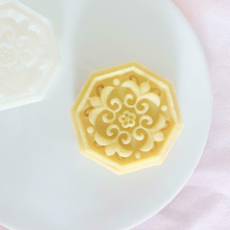 Moon Cakes Moulds Window Grill Design Hand Pressure Fondant Decors Cookie Cutter
