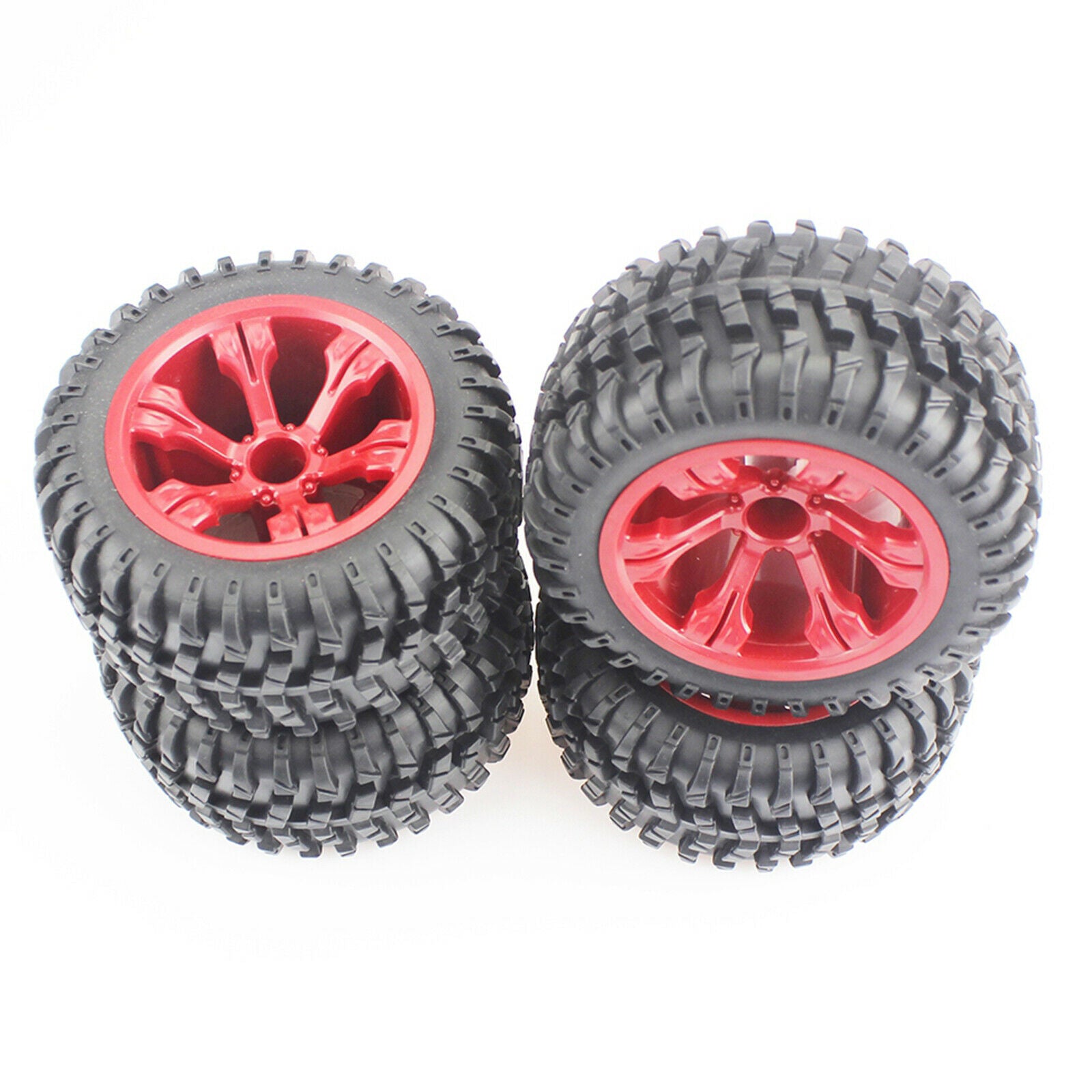 4pcs Tyres 110cm Diameter for Wltoys 12428 124019 12427 1/12 Scale RC Cars