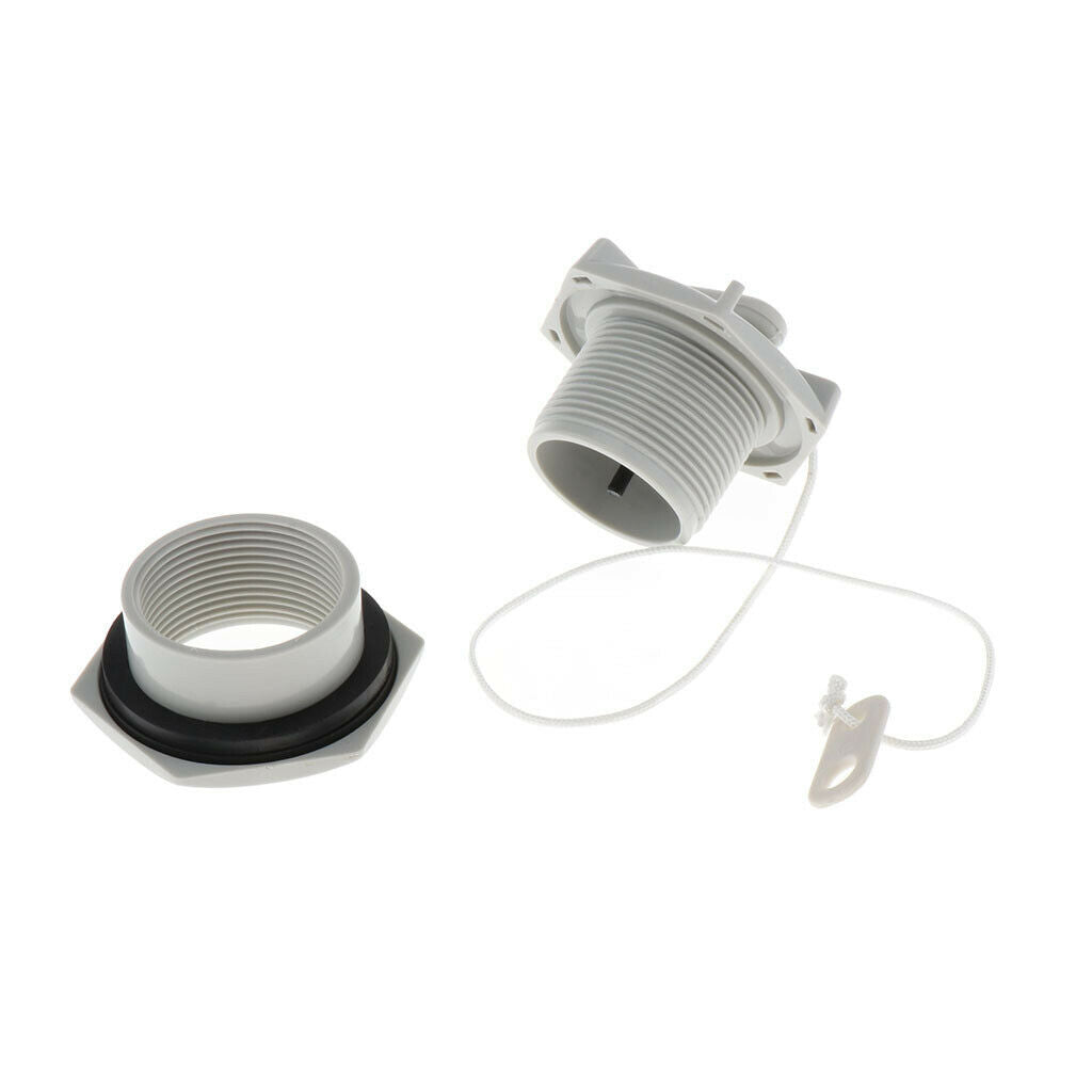 Scupper Valve with Pull String for Kayak Inflatable Boat Raft Dia. 65mm