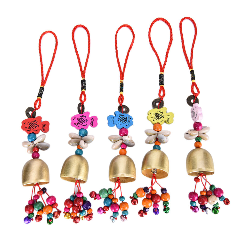 New Arrival Home Yard Garden Outdoor Bicycle Copper Bell Mobile Wind Chim.l8