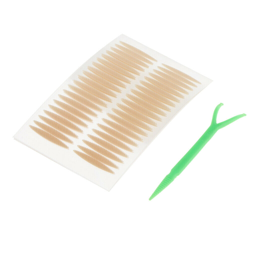 200x Invisible Fiber Lace Double Eyelid Lift Strips Tape Adhesive Stickers