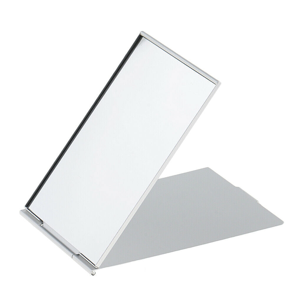 2 Pieces Mini Travel Square Handbag Pocket Compact Makeup Cosmetic Mirror