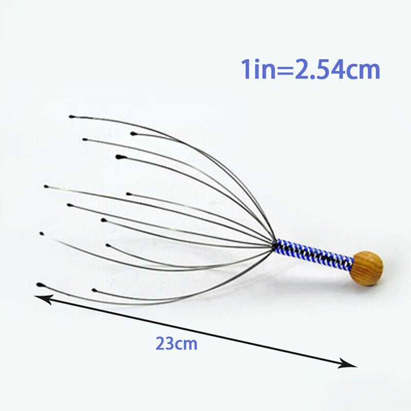 1x Head Scalp Neck Massager Massage Headache Stress Relief Tension RelaxatioFCA