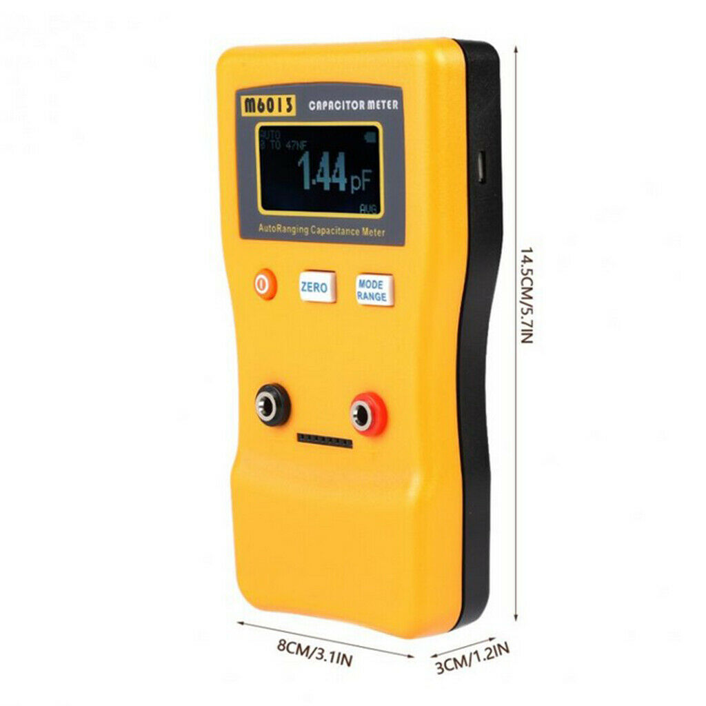 Digital Capacitance Meter Resistance Meter, Precision, 0.01pF to 470mF(470000uF)