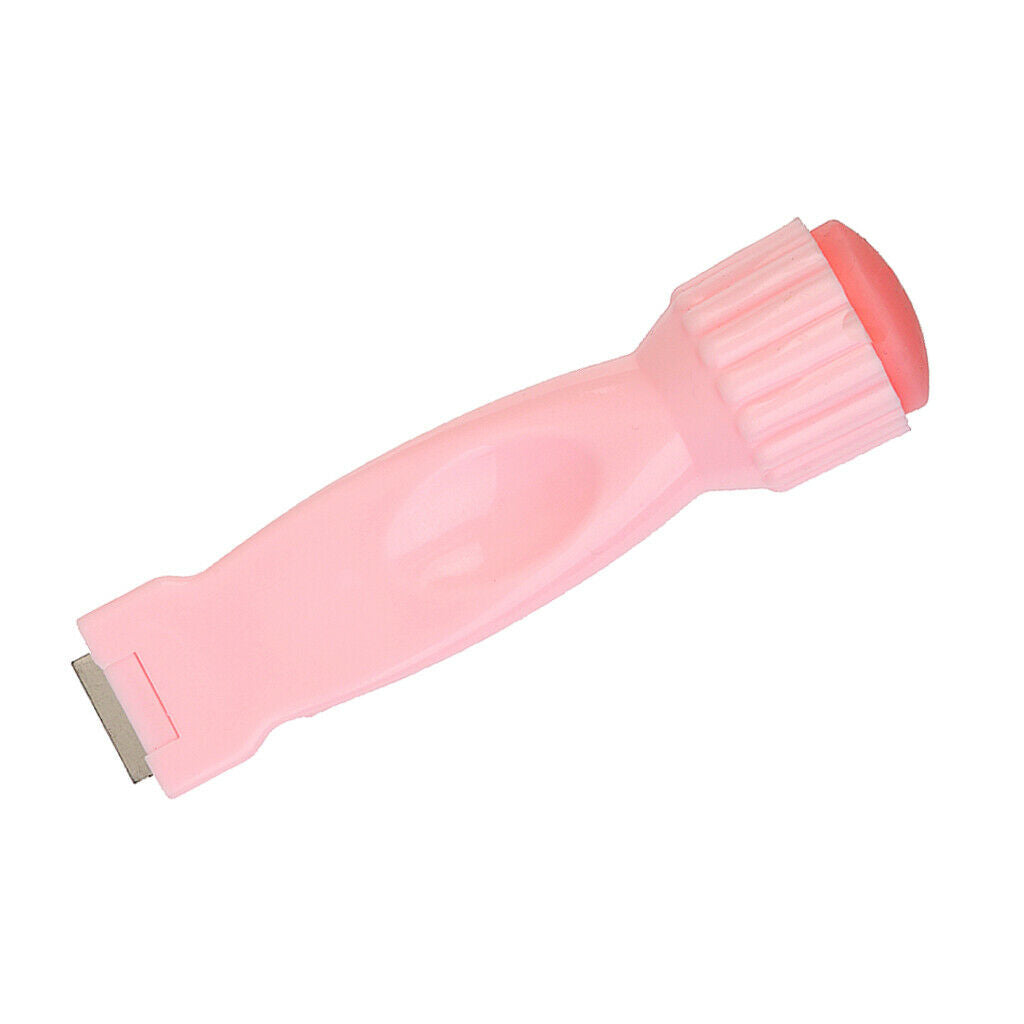 2 in 1 Double-end Nail Art Stamper Scraper Manicure Print DIY Tool - Pink
