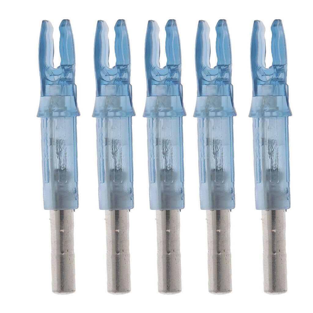 luminous illuminated nocktail arrow nock hunting suitable for 6.2mm
