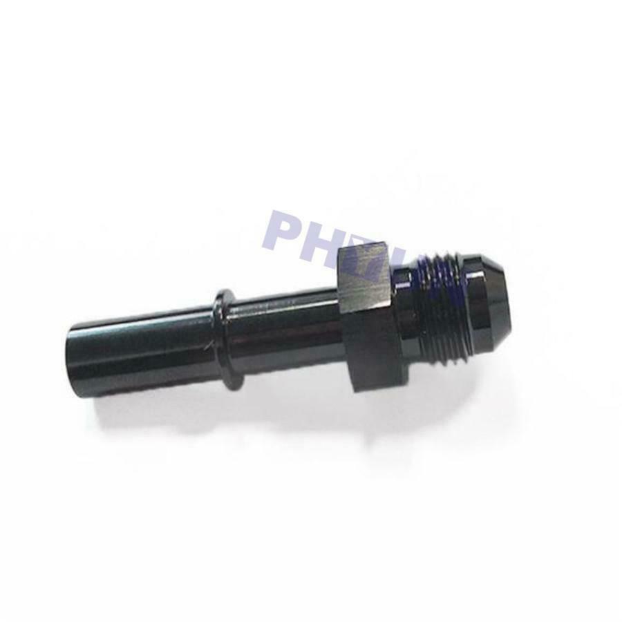 1PC -6AN AN6 Quick Connect Straight Fuel Adapter Fitting To 3/8 Male Aluminum