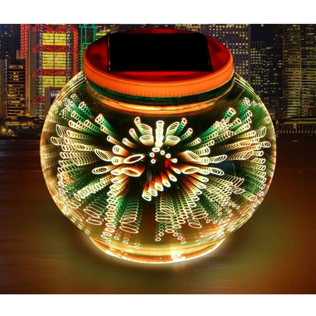 Solar Powered Ball LED Lights Garden Yard Lawn Table Night Lamp Torch