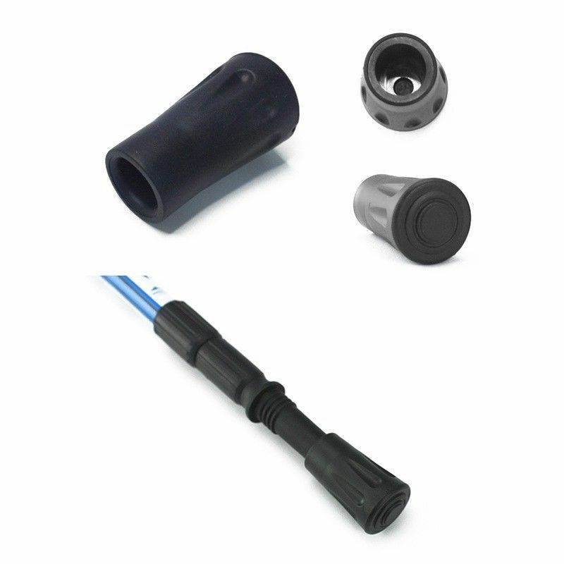 4 pcs Replacement Rubber Tips End Hiking Stick Walking Trekking Poles 4cm RP L80