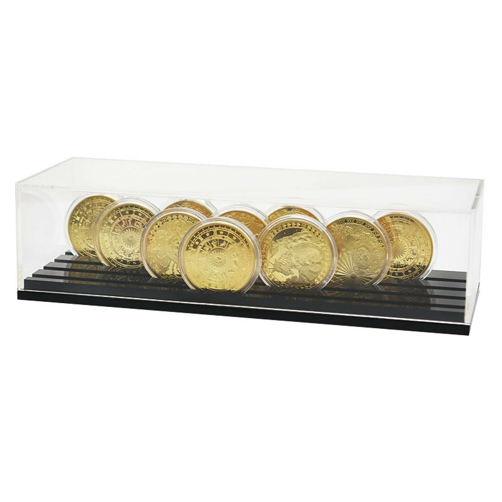 Challenge Coin Display Acrylic 4-Row Commemorative Coin Holder