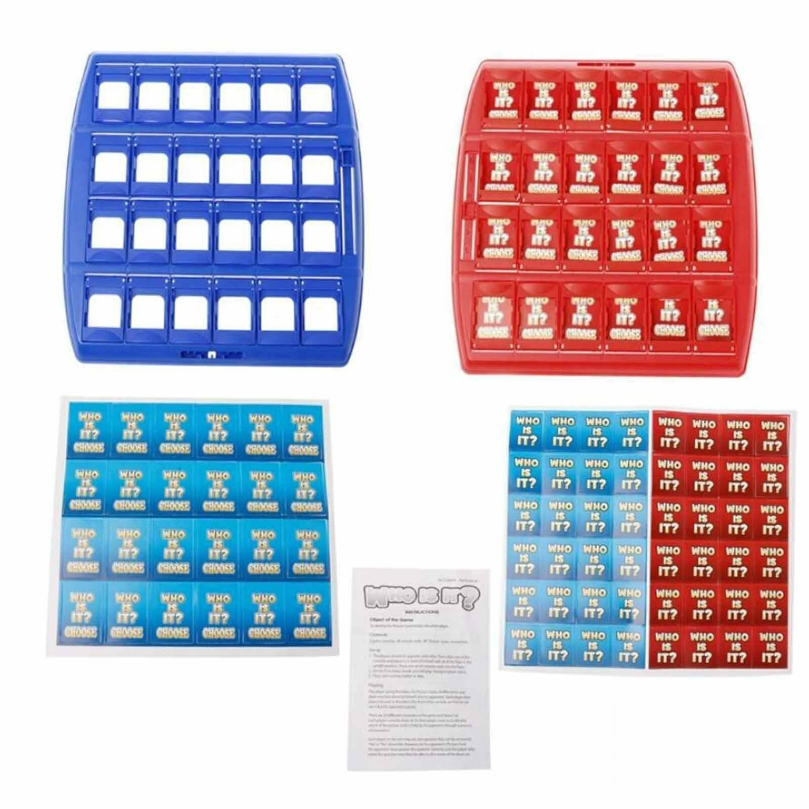 Portable Fun Indoor Who Is It Board Game Kids Children Adults Travel Party
