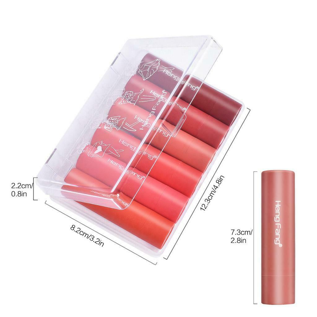 Matte Lipstick Set Waterproof, Long Lasting, Glide Smoothly, Pack of 12